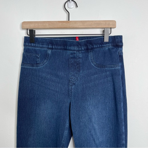 Spanx Jean-ish Ankle Leggings Pull-On Denim with Slimming Tummy Control Size M - Picture 7 of 15